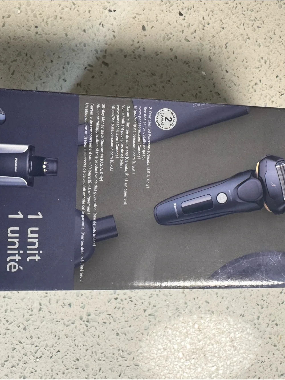 Panasonic Premium Performance Shaver - Navy Blue & Silver